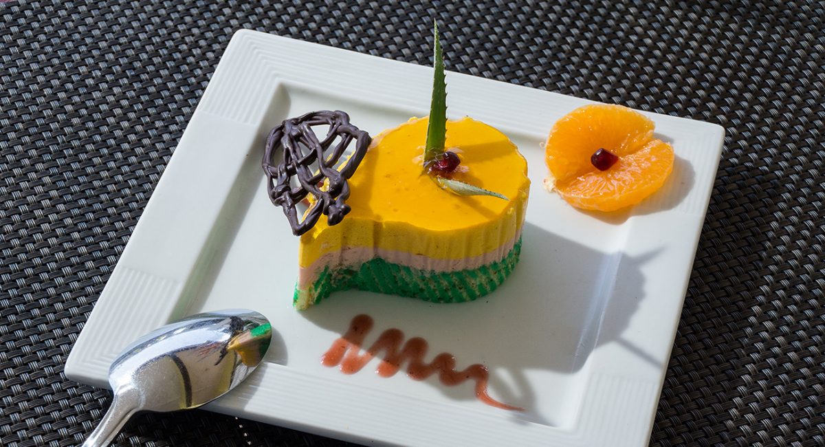 Plat du Restaurant de l'Auberge de la Vieille Tour au Gosier en Guadeloupe